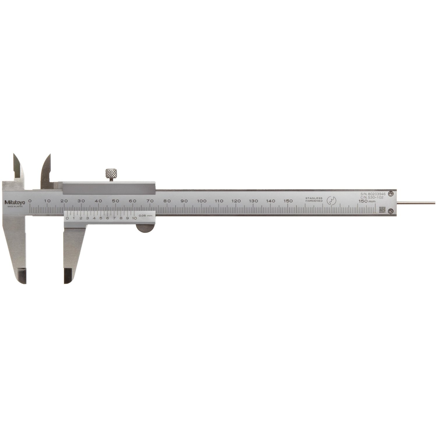 버니어 캘리퍼스<br> 530-102<br> 0 – 150 mm