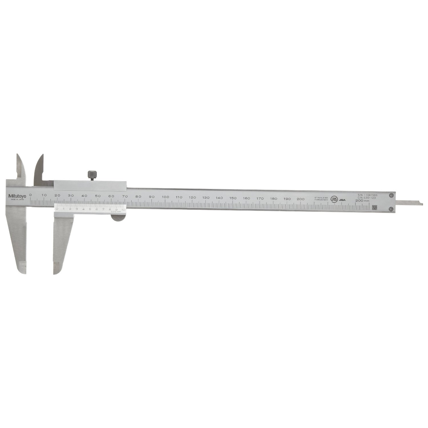 Vernier Caliper <br>530-123<br>0 – 200 mm