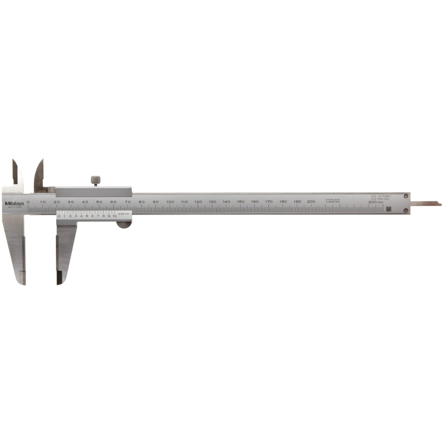 Vernier Caliper<br> 530-321<br> 0 – 200 mm