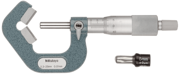 V-Anvil Micrometer <br> 114-137 <br> 2,3-25mm