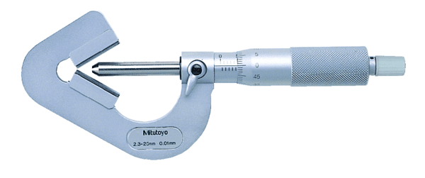 V-Anvil Micrometer <br> 114-204 <br> 2,3-25mm