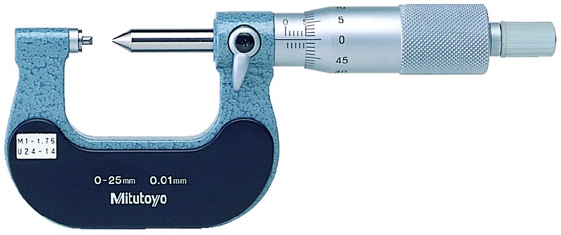 Screw Thread Micrometer 125-105 <br> 0-25mm