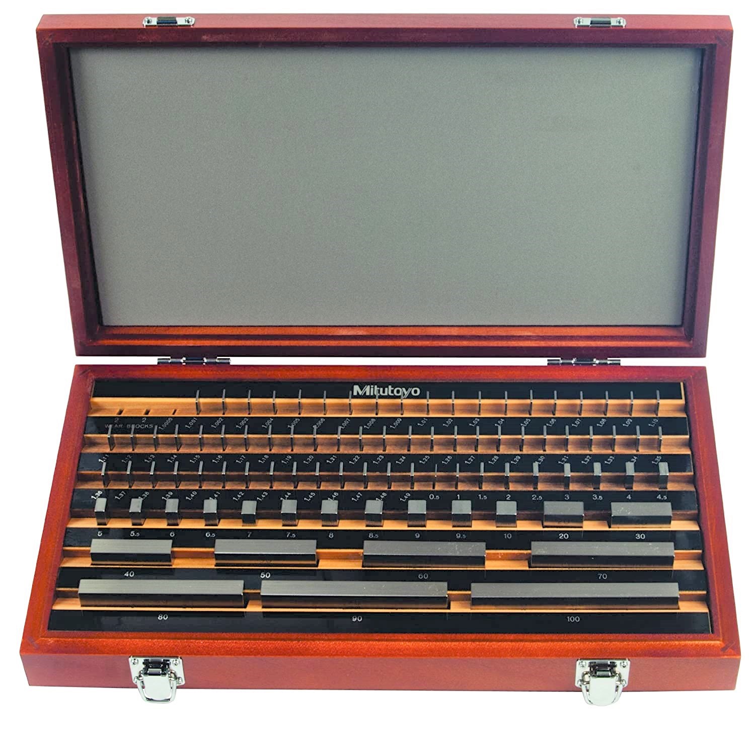 Gauge Block Set<br> 516-947 <br> 87 Blocks, Grade 1