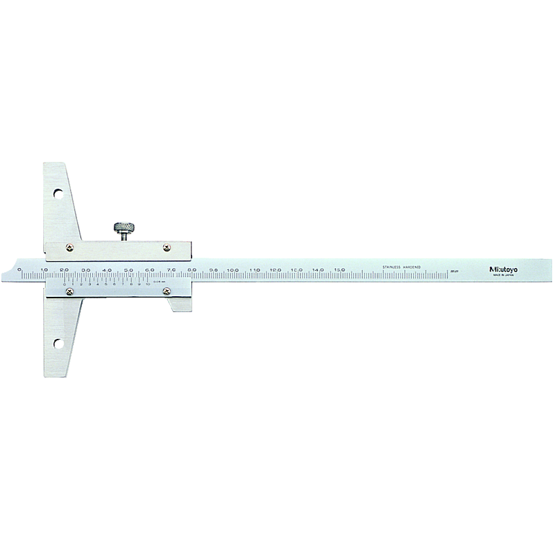 Vernier Depth Gage 527-202 <br> 0-200mm