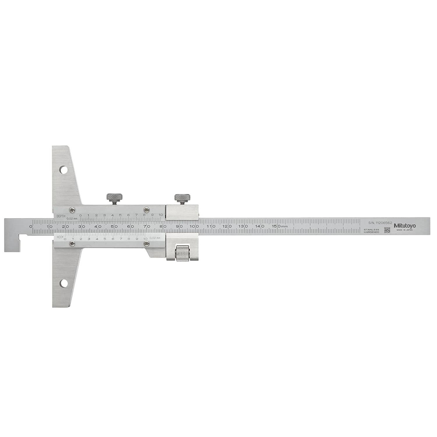 Vernier Depth Gage 527-411 <br> 0-150mm