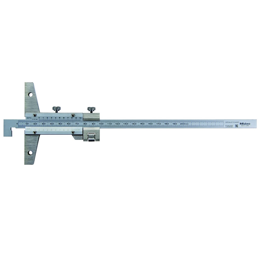 Vernier Depth Gage 527-412 <br> 0-200mm