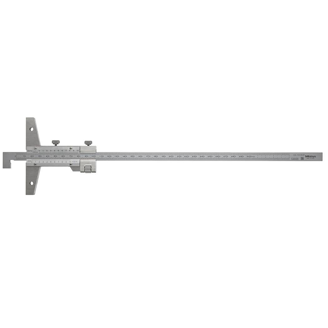 Vernier Depth Gage 527-413 <br> 0-300mm