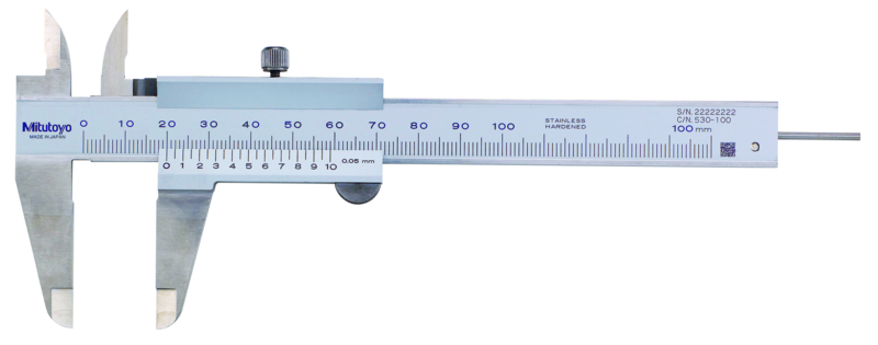 Vernier Caliper <br> 530-100 <br> 0-100mm