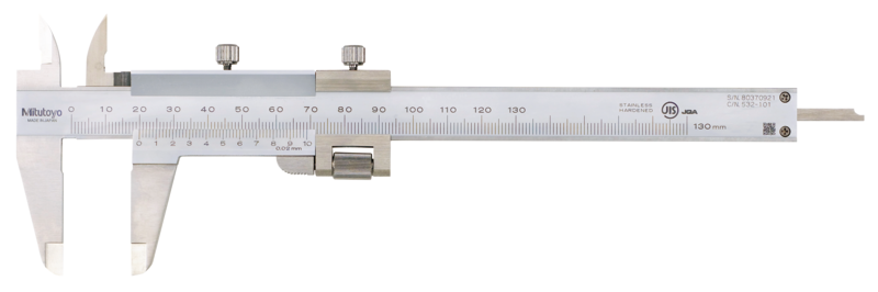 Vernier Caliper <br> 532-101 <br> 0-130mm