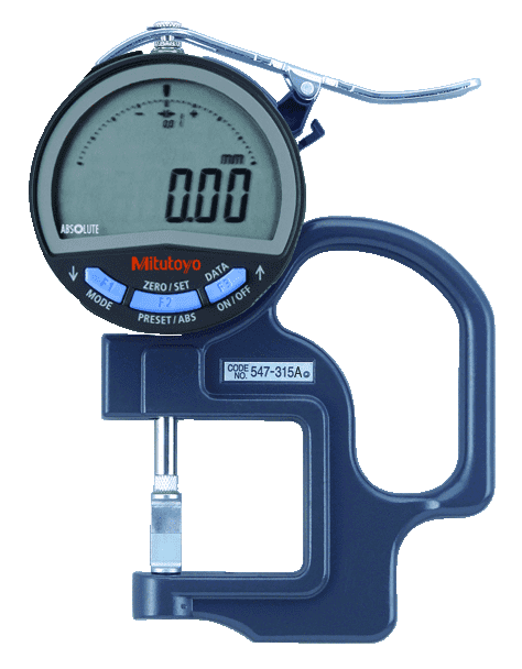 Đồng hồ đo độ dày điện tử 547-315A <br>0-10mm