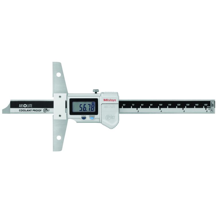 Digital Depth Gage <br>571-261-20 <br> 0-150mm/ 6 inch