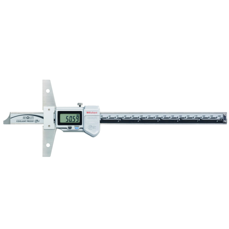 Digital Depth Gage <br>571-262-20 <br> 0-200mm/ 8 inch