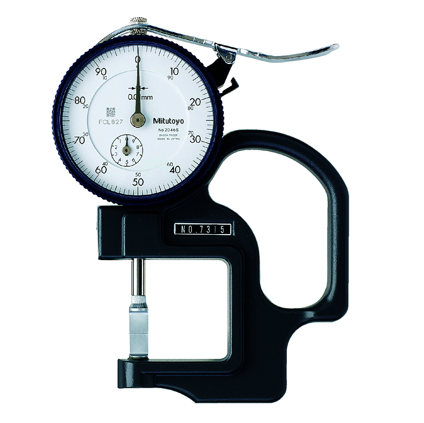 Dial Thickness Gauge 7315 <br> 0-10mm