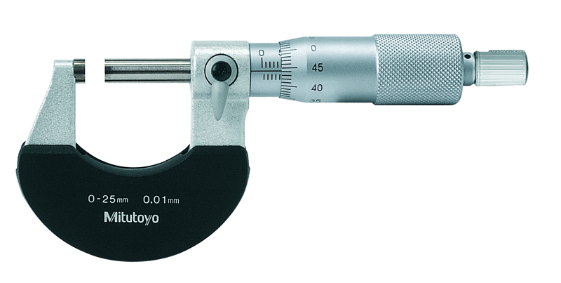 Outside Micrometer <br> 102-301 <br> 0-25mm/0.01mm