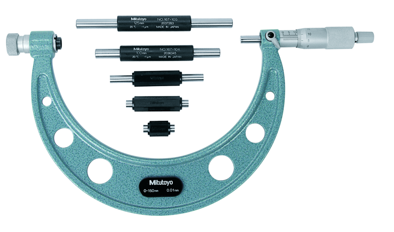 Outside Micrometer <br> 104-135A <br> 0-150mm/0.01mm