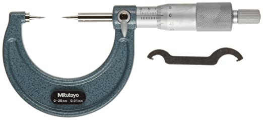 Point Micrometer <br> 112-165 <br> 0-25mm/0.01mm