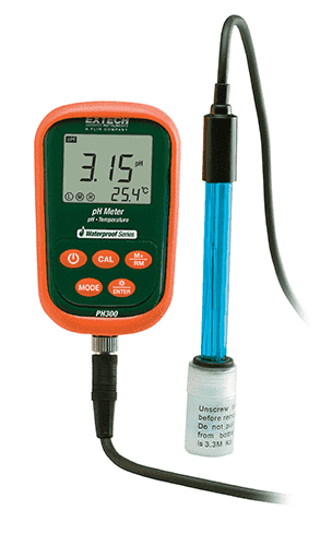 Waterproof <br> pH/mV/Temperature <br> Extech PH300