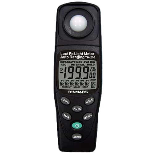 Light Meter <br> TM-205 <br> 20~200000Lux